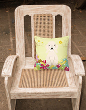 Load image into Gallery viewer, Easter Eggs Bedlington Terrier Sandy Fabric Decorative Pillow BB6091PW1818