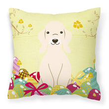 Load image into Gallery viewer, Easter Eggs Bedlington Terrier Sandy Fabric Decorative Pillow BB6091PW1818