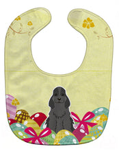 Load image into Gallery viewer, Easter Eggs Cocker Spaniel Black Baby Bib BB6092BIB