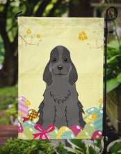 Load image into Gallery viewer, Easter Eggs Cocker Spaniel Black Garden Flag - Outdoor Decorative Yard Flag BB6092GF
