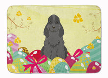 Load image into Gallery viewer, Easter Eggs Cocker Spaniel Black Machine Washable Memory Foam Mat BB6092RUG