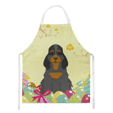 Load image into Gallery viewer, Easter Eggs Cocker Spaniel Black Tan Apron – Artist-Designed Kitchen, BBQ &amp; Craft Apron BB6093APRON