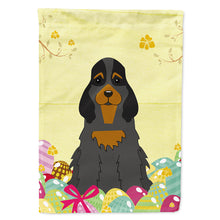 Load image into Gallery viewer, Easter Eggs Cocker Spaniel Black Tan Flag Canvas House Size BB6093CHF