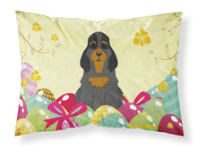 Load image into Gallery viewer, Easter Eggs Cocker Spaniel Black Tan Fabric Standard Pillowcase – Artistic Decorative Front, White Back BB6093PILLOWCASE