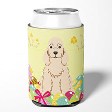 Load image into Gallery viewer, Easter Eggs Cocker Spaniel Buff Can or Bottle Hugger BB6094CC