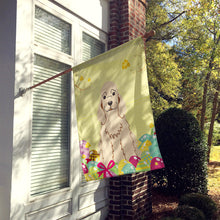 Load image into Gallery viewer, Easter Eggs Cocker Spaniel Buff Flag Canvas House Size BB6094CHF