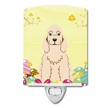Load image into Gallery viewer, Easter Eggs Cocker Spaniel Buff Ceramic Night Light BB6094CNL