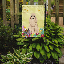 Load image into Gallery viewer, Easter Eggs Cocker Spaniel Buff Garden Flag - Outdoor Decorative Yard Flag BB6094GF
