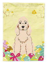 Load image into Gallery viewer, Easter Eggs Cocker Spaniel Buff Garden Flag - Outdoor Decorative Yard Flag BB6094GF