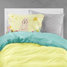 Load image into Gallery viewer, Easter Eggs Cocker Spaniel Buff Fabric Standard Pillowcase – Artistic Decorative Front, White Back BB6094PILLOWCASE