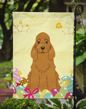 Load image into Gallery viewer, Easter Eggs Cocker Spaniel Red Garden Flag - Outdoor Decorative Yard Flag BB6095GF