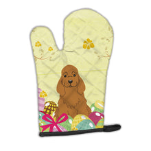 Load image into Gallery viewer, Easter Eggs Cocker Spaniel Red Oven Mitt BB6095OVMT