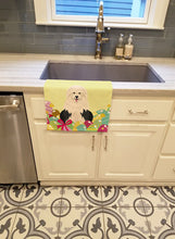 Load image into Gallery viewer, Easter Eggs Old English Sheepdog Kitchen Towel – Artistic Dish Towel for Everyday Use BB6096KTWL