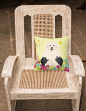 Load image into Gallery viewer, Easter Eggs Old English Sheepdog Fabric Decorative Pillow BB6096PW1818