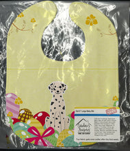 Load image into Gallery viewer, Easter Eggs Dalmatian Baby Bib BB6097BIB