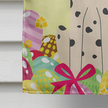 Load image into Gallery viewer, Easter Eggs Dalmatian Flag Canvas House Size BB6097CHF
