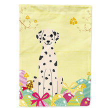 Load image into Gallery viewer, Easter Eggs Dalmatian Flag Canvas House Size BB6097CHF
