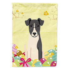 Load image into Gallery viewer, Easter Eggs Smooth Fox Terrier Flag Canvas House Size BB6098CHF