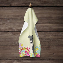 Load image into Gallery viewer, Easter Eggs Smooth Fox Terrier Kitchen Towel – Artistic Dish Towel for Everyday Use BB6098KTWL