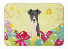 Load image into Gallery viewer, Easter Eggs Smooth Fox Terrier Machine Washable Memory Foam Mat BB6098RUG