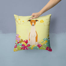 Load image into Gallery viewer, Easter Eggs Whippet Throw Pillow - 14x14 Decorative Pillow – Art for Your Home &amp; Patio BB6099PW1414