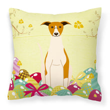 Load image into Gallery viewer, Easter Eggs Whippet Fabric Decorative Pillow BB6099PW1818