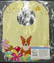 Load image into Gallery viewer, Easter Eggs Corgi Baby Bib BB6100BIB