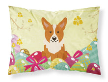 Load image into Gallery viewer, Easter Eggs Corgi Fabric Standard Pillowcase – Artistic Decorative Front, White Back BB6100PILLOWCASE