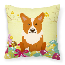 Load image into Gallery viewer, Easter Eggs Corgi Fabric Decorative Pillow BB6100PW1818