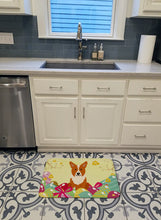 Load image into Gallery viewer, Easter Eggs Corgi Machine Washable Memory Foam Mat BB6100RUG