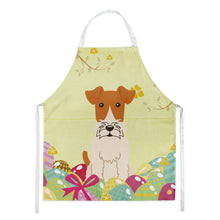 Load image into Gallery viewer, Easter Eggs Wire Fox Terrier Apron – Artist-Designed Kitchen, BBQ &amp; Craft Apron BB6101APRON