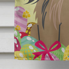 Load image into Gallery viewer, Easter Eggs Pekingnese Tan Flag Canvas House Size BB6102CHF