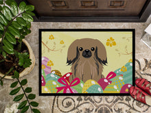 Load image into Gallery viewer, Easter Eggs Pekingnese Tan Doormat - 24x36 Decorative Floor Mat – Indoor/Outdoor Rug with Artistic Flair BB6102JMAT