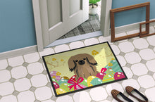 Load image into Gallery viewer, Easter Eggs Pekingnese Tan Doormat - 24x36 Decorative Floor Mat – Indoor/Outdoor Rug with Artistic Flair BB6102JMAT