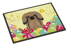 Load image into Gallery viewer, Easter Eggs Pekingnese Tan Doormat - 24x36 Decorative Floor Mat – Indoor/Outdoor Rug with Artistic Flair BB6102JMAT