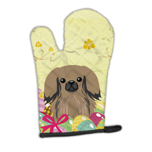 Load image into Gallery viewer, Easter Eggs Pekingnese Tan Oven Mitt BB6102OVMT