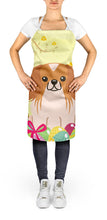 Load image into Gallery viewer, Easter Eggs Pekingnese Red White Apron – Artist-Designed Kitchen, BBQ &amp; Craft Apron BB6103APRON