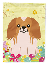 Load image into Gallery viewer, Easter Eggs Pekingnese Red White Garden Flag - Outdoor Decorative Yard Flag BB6103GF