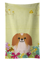 Load image into Gallery viewer, Easter Eggs Pekingnese Red White Kitchen Towel – Artistic Dish Towel for Everyday Use BB6103KTWL