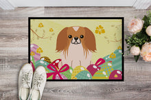 Load image into Gallery viewer, Easter Eggs Pekingnese Red White Doormat - 18x27 Decorative Floor Mat – Indoor/Outdoor Rug with Artistic Flair BB6103MAT