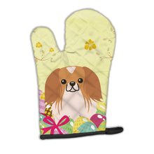 Load image into Gallery viewer, Easter Eggs Pekingnese Red White Oven Mitt BB6103OVMT