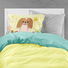 Load image into Gallery viewer, Easter Eggs Pekingnese Red White Fabric Standard Pillowcase – Artistic Decorative Front, White Back BB6103PILLOWCASE