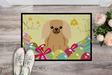 Load image into Gallery viewer, Easter Eggs Pekingnese Fawn Sable Doormat - 18x27 Decorative Floor Mat – Indoor/Outdoor Rug with Artistic Flair BB6104MAT