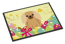 Load image into Gallery viewer, Easter Eggs Pekingnese Fawn Sable Doormat - 18x27 Decorative Floor Mat – Indoor/Outdoor Rug with Artistic Flair BB6104MAT