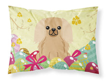 Load image into Gallery viewer, Easter Eggs Pekingnese Fawn Sable Fabric Standard Pillowcase – Artistic Decorative Front, White Back BB6104PILLOWCASE