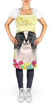 Load image into Gallery viewer, Easter Eggs Pekingnese Black White Apron – Artist-Designed Kitchen, BBQ &amp; Craft Apron BB6105APRON