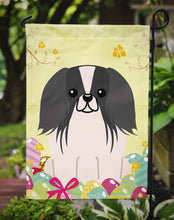 Load image into Gallery viewer, Easter Eggs Pekingnese Black White Garden Flag - Outdoor Decorative Yard Flag BB6105GF