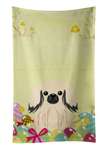 Load image into Gallery viewer, Easter Eggs Pekingnese Cream Kitchen Towel – Artistic Dish Towel for Everyday Use BB6106KTWL