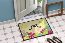 Load image into Gallery viewer, Easter Eggs Pekingnese Cream Doormat - 18x27 Decorative Floor Mat – Indoor/Outdoor Rug with Artistic Flair BB6106MAT