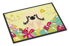 Load image into Gallery viewer, Easter Eggs Pekingnese Cream Doormat - 18x27 Decorative Floor Mat – Indoor/Outdoor Rug with Artistic Flair BB6106MAT